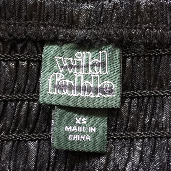 WILD Fable Black Dress XS - Picture 7 of 9